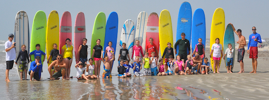 Texas Surf Camp - Port A - August 7, 2013